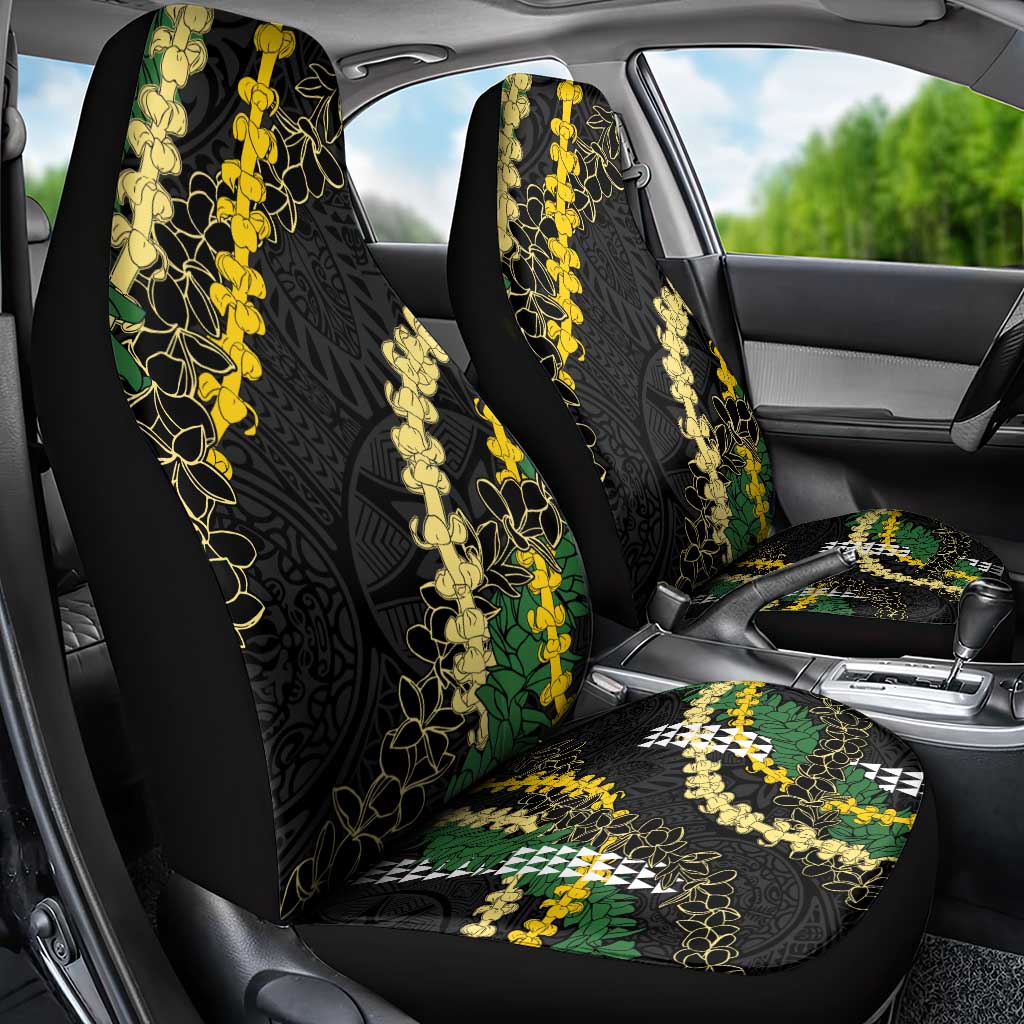 Hawaii Aloha Kakau Car Seat Cover Puakenikeni and Maile Lei Twist LT7 - Polynesian Pride