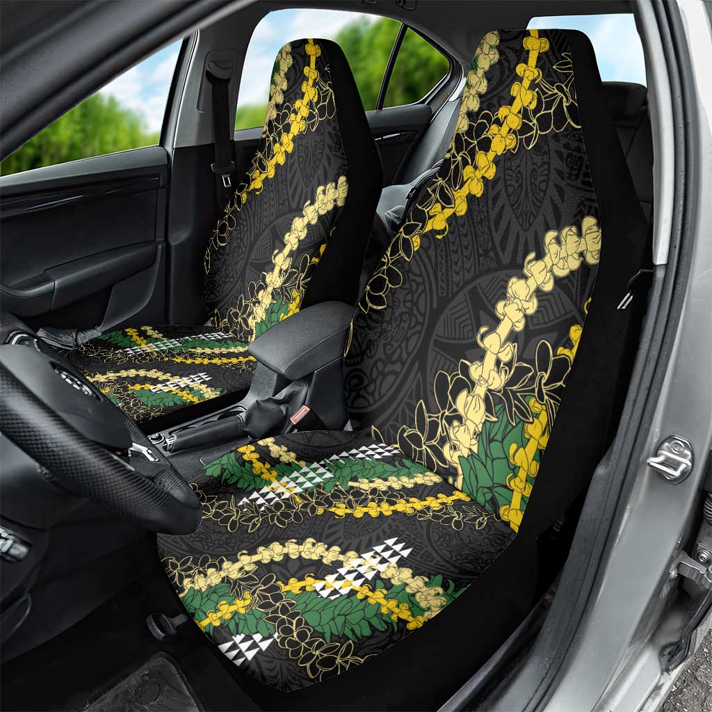 Hawaii Aloha Kakau Car Seat Cover Puakenikeni and Maile Lei Twist LT7 - Polynesian Pride