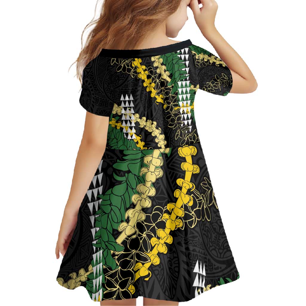 Hawaii Aloha Kakau Family Matching Summer Maxi Dress and Hawaiian Shirt Puakenikeni and Maile Lei Twist LT7 - Polynesian Pride