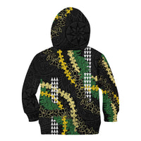 Hawaii Aloha Kakau Kid Hoodie Puakenikeni and Maile Lei Twist LT7 - Polynesian Pride