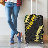 Hawaii Aloha Kakau Luggage Cover Puakenikeni and Maile Lei Twist LT7 - Polynesian Pride
