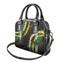 Hawaii Aloha Kakau Shoulder Handbag Puakenikeni and Maile Lei Twist LT7 - Polynesian Pride