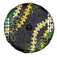 Hawaii Aloha Kakau Spare Tire Cover Puakenikeni and Maile Lei Twist LT7 - Polynesian Pride