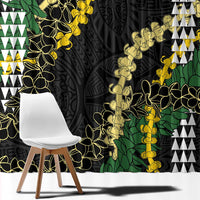 Hawaii Aloha Kakau Window Curtain Puakenikeni and Maile Lei Twist LT7 - Polynesian Pride