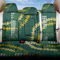 Hawaii Aloha Kakau Back Car Seat Cover Green Puakenikeni and Maile Lei Twist LT7 One Size Green - Polynesian Pride