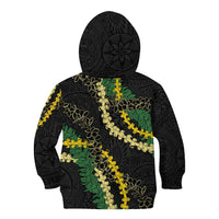 Hawaii Puakenikeni - Maile Lei Kid Hoodie Obsidian Black LT7 - Polynesian Pride