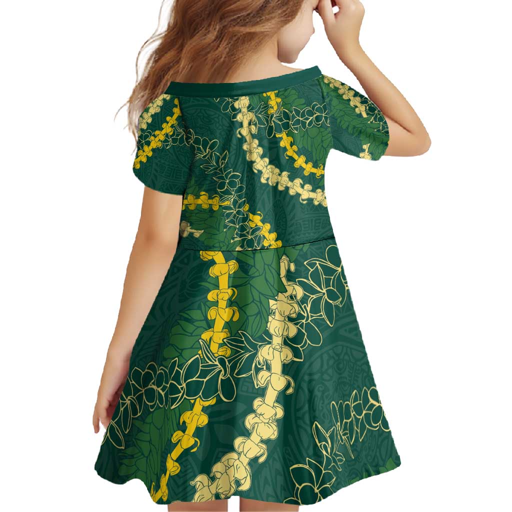Hawaii Puakenikeni - Maile Lei Family Matching Off Shoulder Maxi Dress and Hawaiian Shirt Sage Green LT7 - Polynesian Pride
