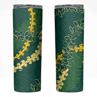 Hawaii Puakenikeni - Maile Lei Skinny Tumbler Sage Green LT7 Sage Green - Polynesian Pride