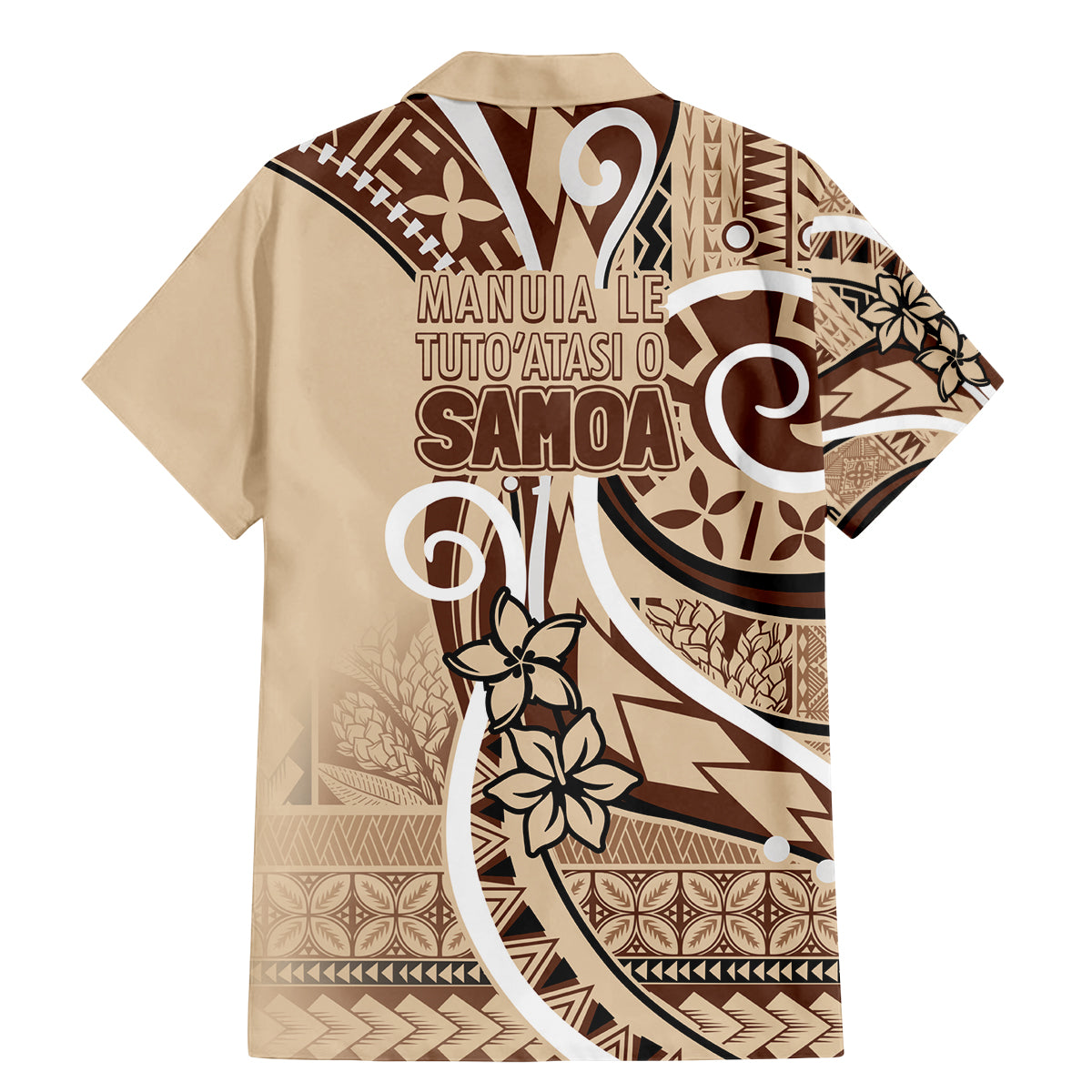 Samoa Siapo Classic Motif Family Matching Mermaid Dress and Hawaiian Shirt Manuia le tutoatasi o Samoa Independence LT7 - Polynesian Pride