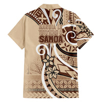Samoa Siapo Classic Motif Family Matching Off Shoulder Maxi Dress and Hawaiian Shirt Manuia le tutoatasi o Samoa Independence LT7 - Polynesian Pride