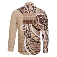 Samoa Siapo Classic Motif Family Matching Off Shoulder Maxi Dress and Hawaiian Shirt Manuia le tutoatasi o Samoa Independence LT7 - Polynesian Pride