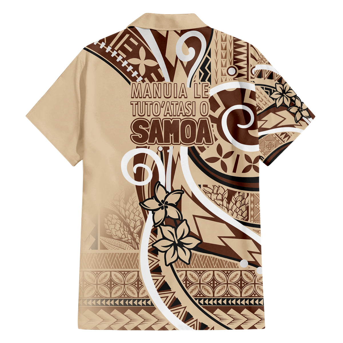 Samoa Siapo Classic Motif Family Matching Puletasi and Hawaiian Shirt Manuia le tutoatasi o Samoa Independence LT7 - Polynesian Pride