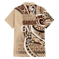 Samoa Siapo Classic Motif Family Matching Short Sleeve Bodycon Dress and Hawaiian Shirt Manuia le tutoatasi o Samoa Independence LT7 - Polynesian Pride