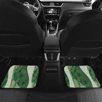 Polynesian Tribal Pattern Patchwork Picturesque Car Mats Sage Green