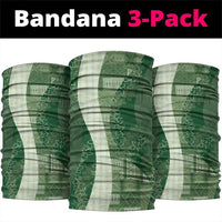Polynesian Tribal Pattern Patchwork Picturesque Neck Gaiter Sage Green