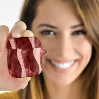 Polynesian Tribal Pattern Patchwork Picturesque AirPods Case Crimson
