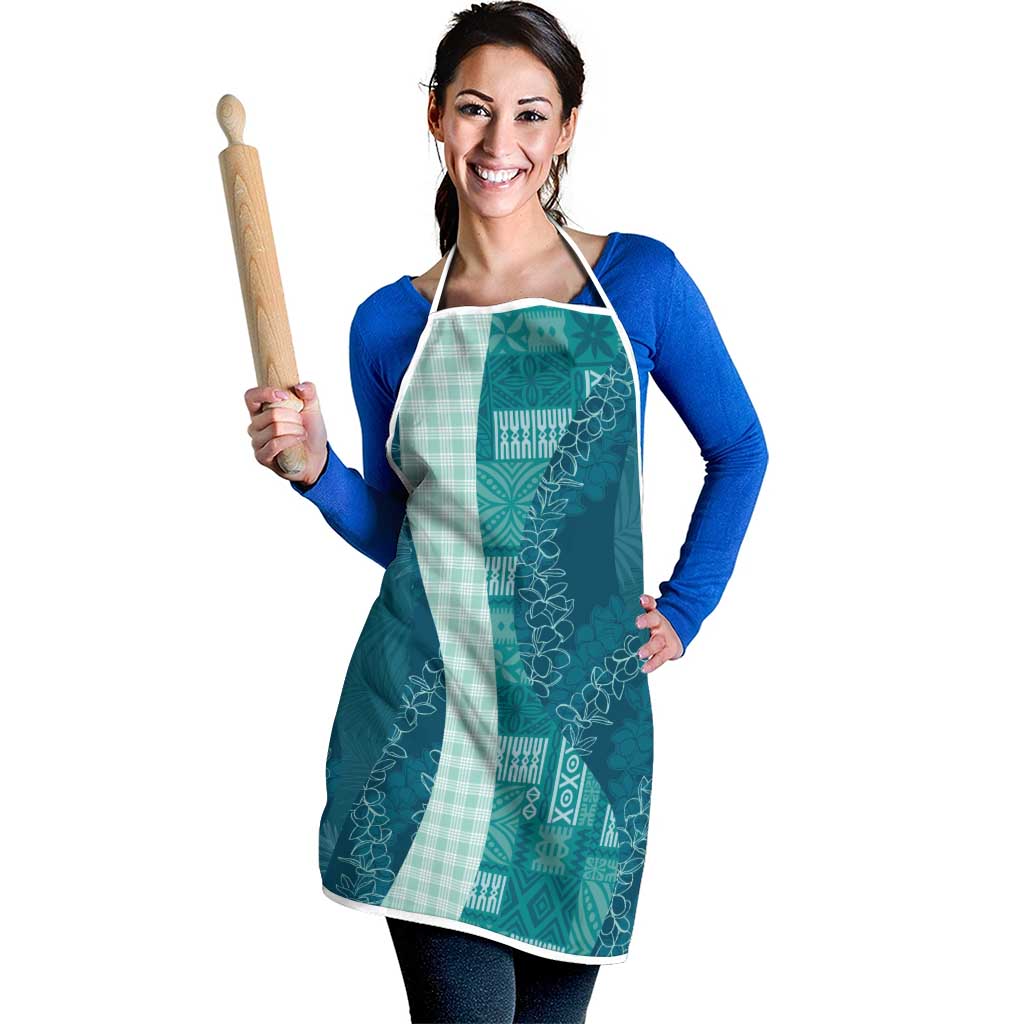 Polynesian Tribal Pattern Patchwork Picturesque Apron Oceanic