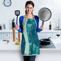 Polynesian Tribal Pattern Patchwork Picturesque Apron Oceanic