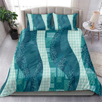 Polynesian Tribal Pattern Patchwork Picturesque Bedding Set Oceanic
