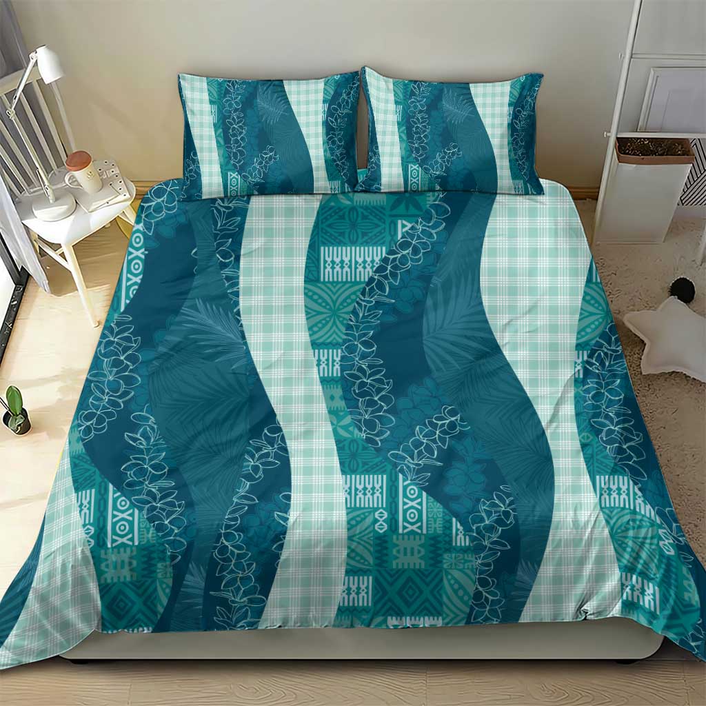 Polynesian Tribal Pattern Patchwork Picturesque Bedding Set Oceanic