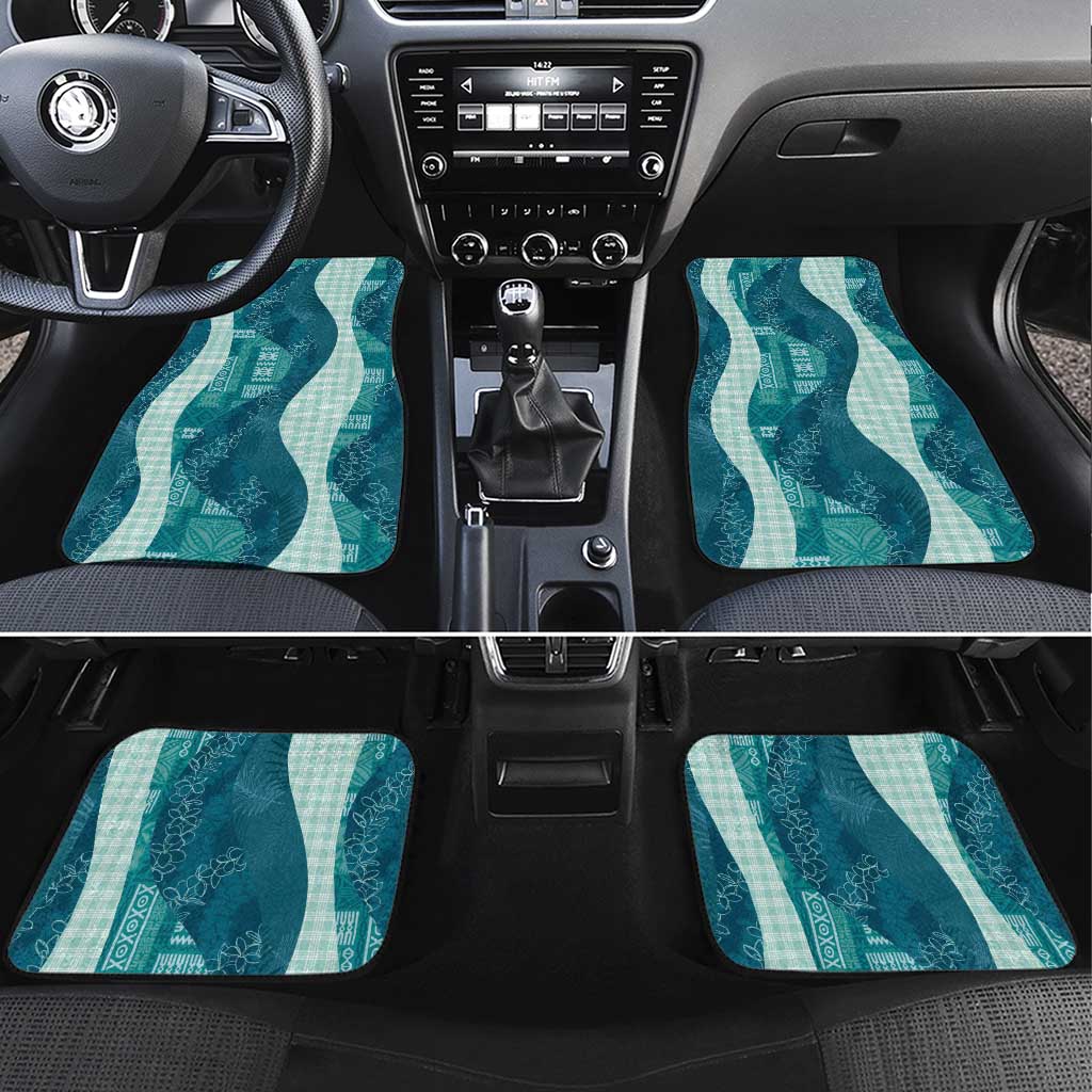 Polynesian Tribal Pattern Patchwork Picturesque Car Mats Oceanic