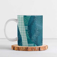 Polynesian Tribal Pattern Patchwork Picturesque Ceramic Mug Oceanic
