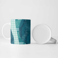Polynesian Tribal Pattern Patchwork Picturesque Ceramic Mug Oceanic