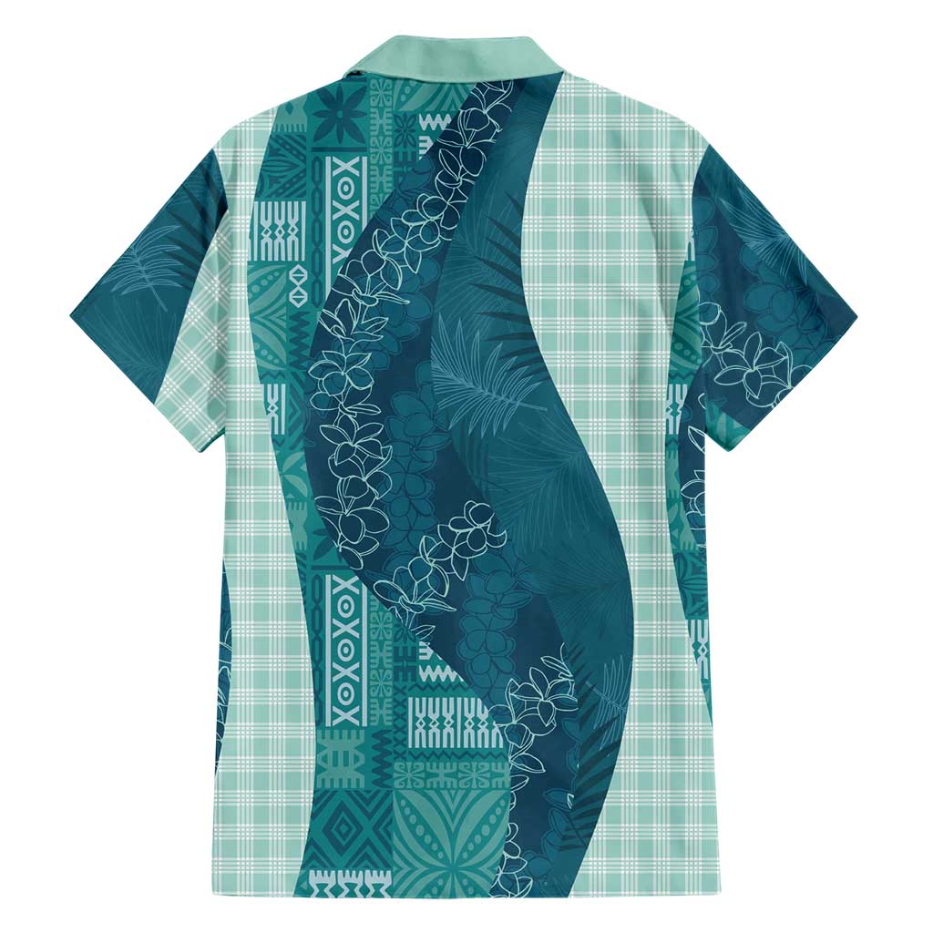 Polynesian Tribal Pattern Patchwork Picturesque Family Matching Summer Maxi Dress and Hawaiian Shirt Oceanic