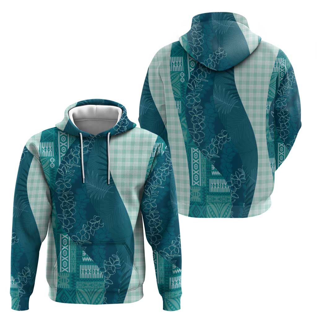 Polynesian Tribal Pattern Patchwork Picturesque Hoodie Oceanic