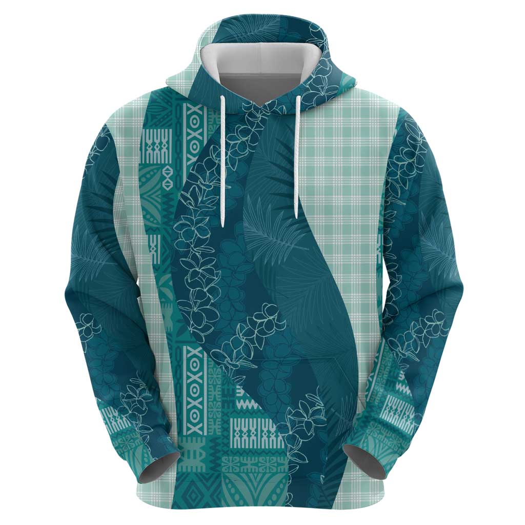 Polynesian Tribal Pattern Patchwork Picturesque Hoodie Oceanic