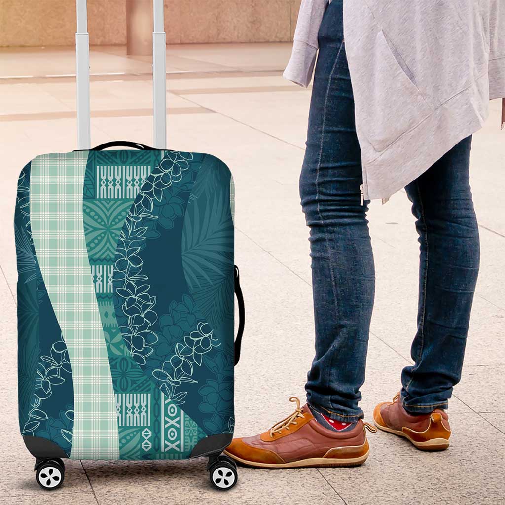 Polynesian Tribal Pattern Patchwork Picturesque Luggage Cover Oceanic