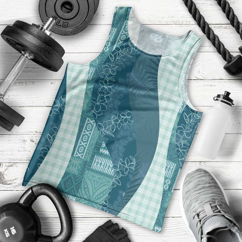Polynesian Tribal Pattern Patchwork Picturesque Men Tank Top Oceanic