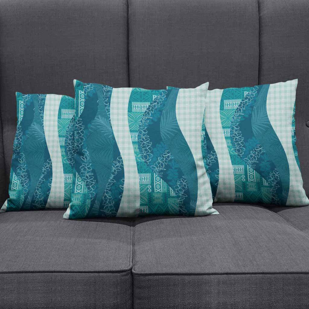 Polynesian Tribal Pattern Patchwork Picturesque Pillow Cover Oceanic