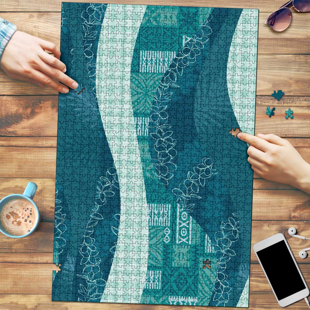 Polynesian Tribal Pattern Patchwork Picturesque Puzzle Oceanic