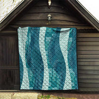 Polynesian Tribal Pattern Patchwork Picturesque Quilt Oceanic