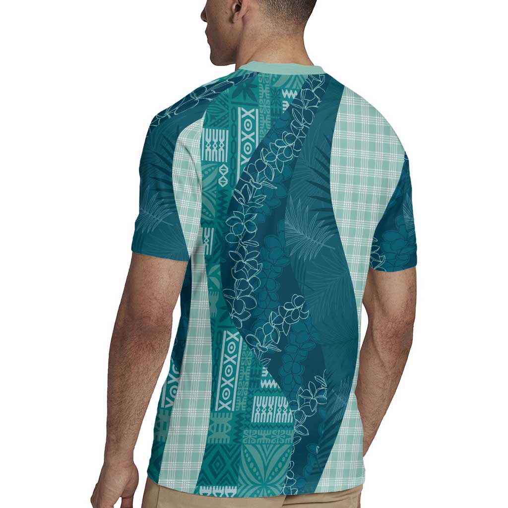 Polynesian Tribal Pattern Patchwork Picturesque Rugby Jersey Oceanic
