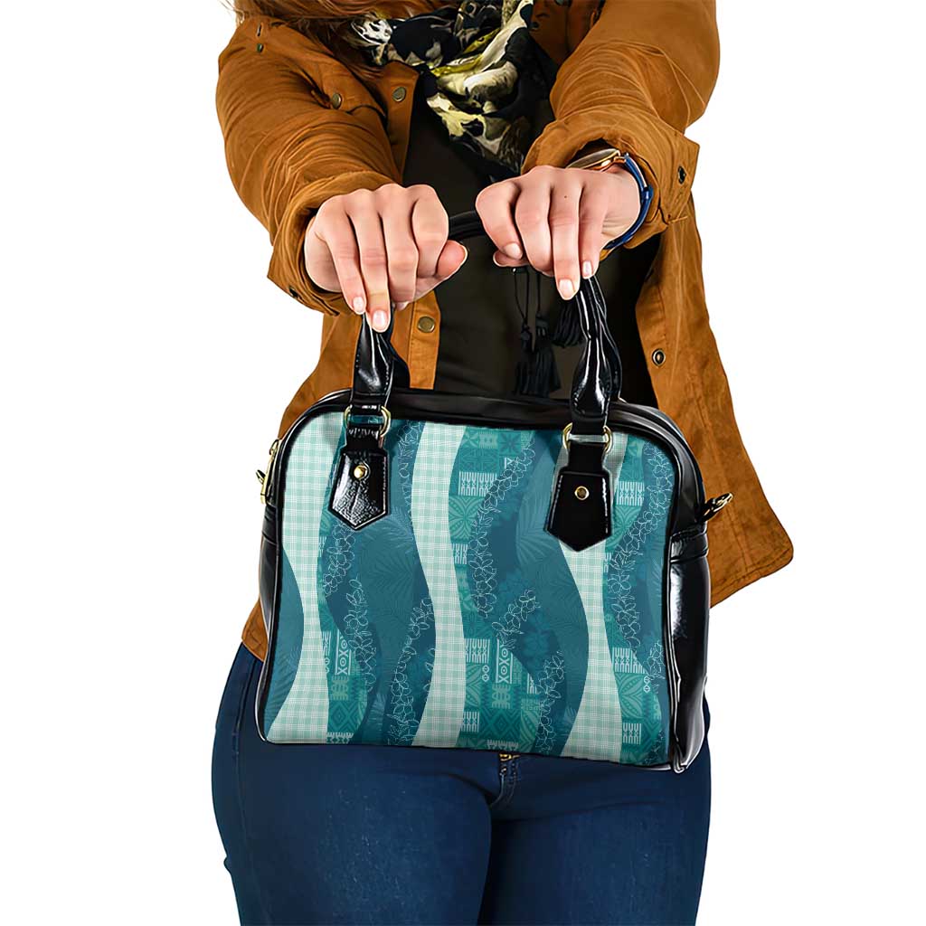 Polynesian Tribal Pattern Patchwork Picturesque Shoulder Handbag Oceanic
