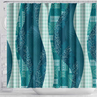Polynesian Tribal Pattern Patchwork Picturesque Shower Curtain Oceanic