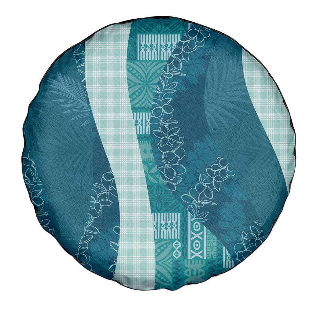 Polynesian Tribal Pattern Patchwork Picturesque Spare Tire Cover Oceanic