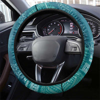 Polynesian Tribal Pattern Patchwork Picturesque Steering Wheel Cover Oceanic