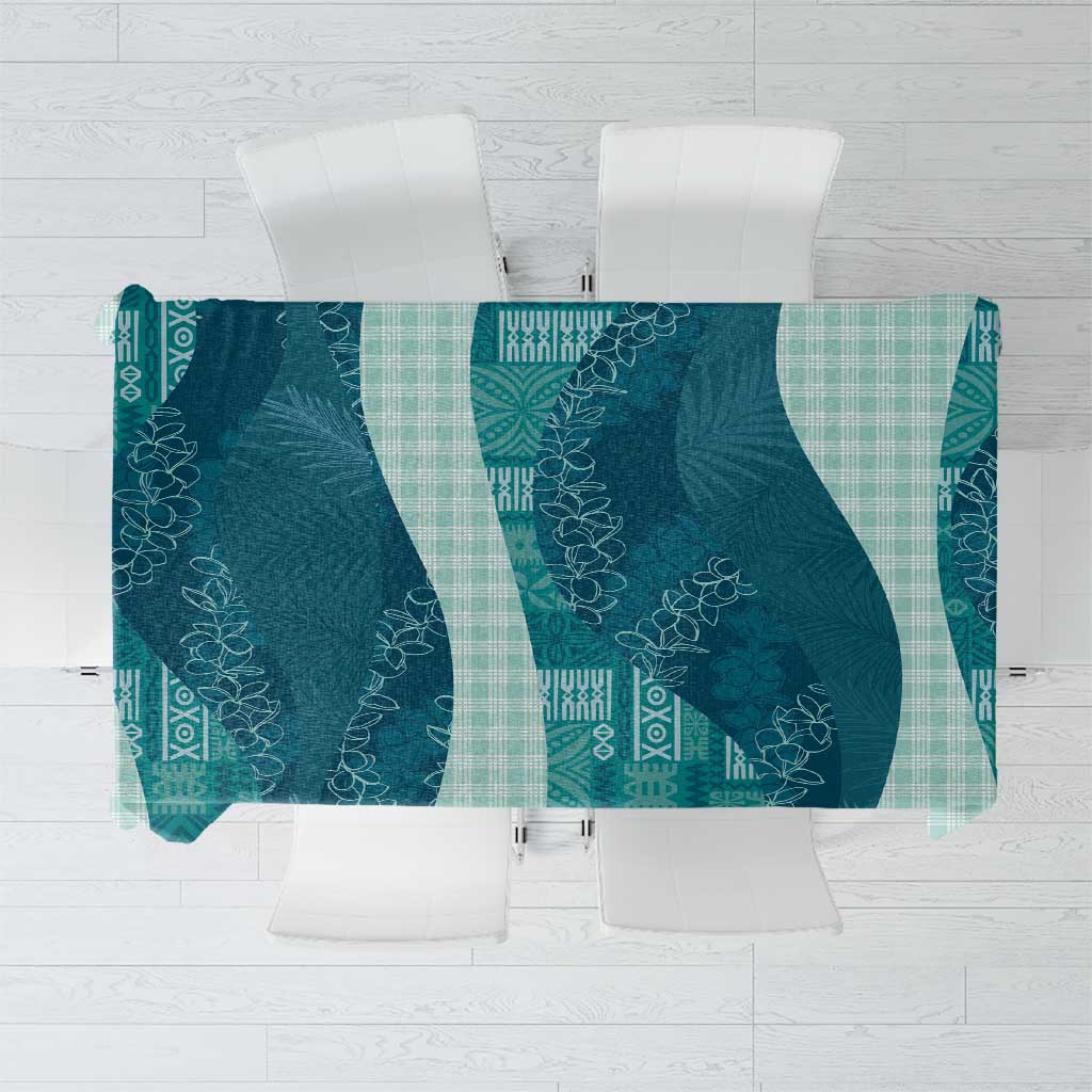 Polynesian Tribal Pattern Patchwork Picturesque Tablecloth Oceanic