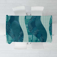 Polynesian Tribal Pattern Patchwork Picturesque Tablecloth Oceanic