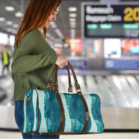 Polynesian Tribal Pattern Patchwork Picturesque Travel Bag Oceanic