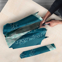 Polynesian Tribal Pattern Patchwork Picturesque Umbrella Oceanic