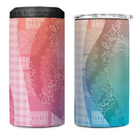 Polynesian Tribal Pattern Patchwork Picturesque 4 in 1 Can Cooler Tumbler Holographic LT7 One Size: 16 oz Holographic - Polynesian Pride