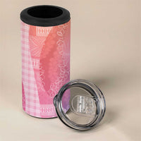 Polynesian Tribal Pattern Patchwork Picturesque 4 in 1 Can Cooler Tumbler Holographic LT7 - Polynesian Pride