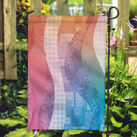 Polynesian Tribal Pattern Patchwork Picturesque Garden Flag Holographic