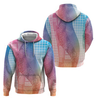 Polynesian Tribal Pattern Patchwork Picturesque Hoodie Holographic