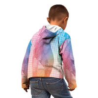 Polynesian Tribal Pattern Patchwork Picturesque Kid Hoodie Holographic