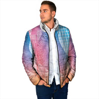 Polynesian Tribal Pattern Patchwork Picturesque Padded Jacket Holographic